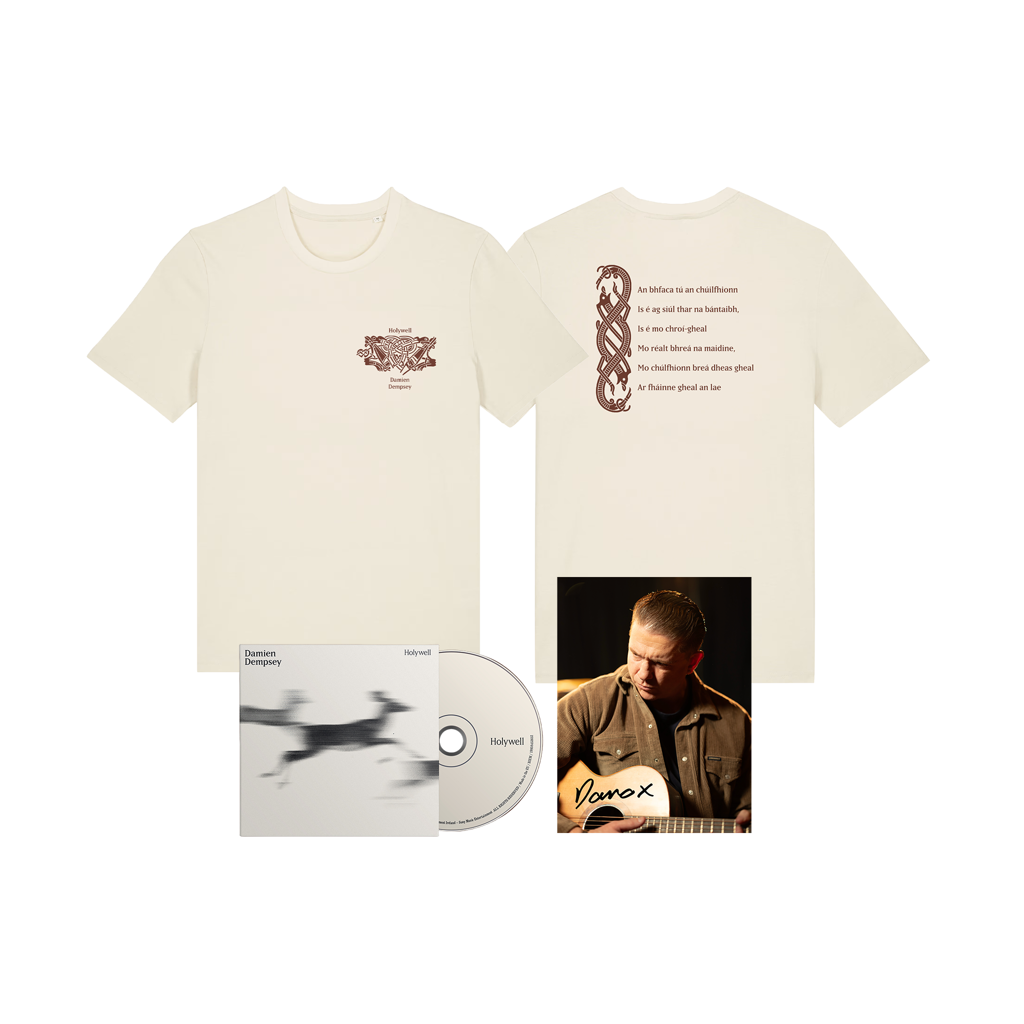 Holywell | T-Shirt + CD + Signed Art Card
