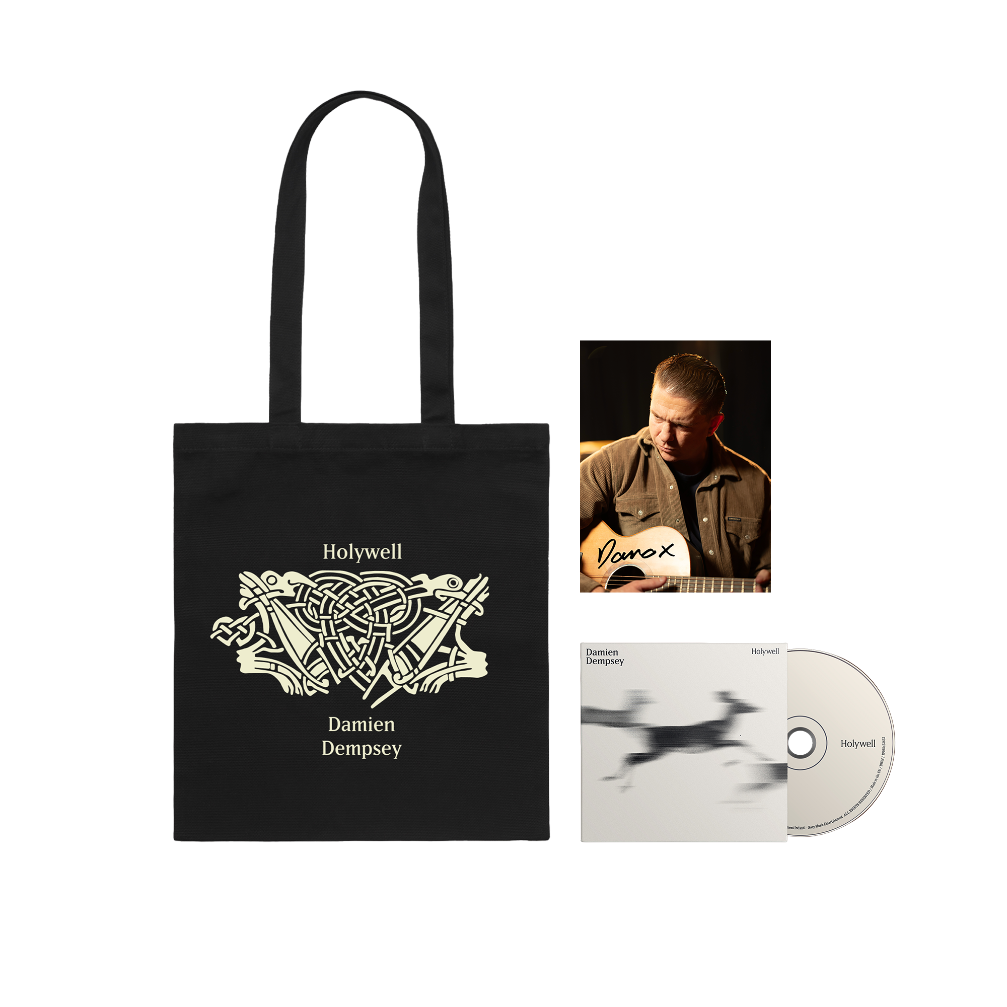 Holywell | Tote + CD + Signed Art Card